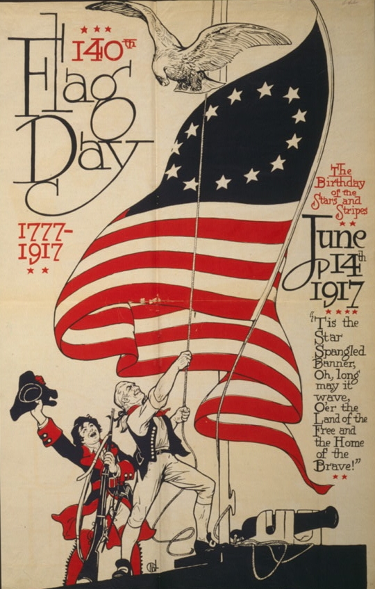 Flag Day Poster from 1917